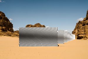 [Claudia Comte][0], _Dark Suns, Bright Waves_. Exhibition view: Desert X AlUla 2022 (11 February–30 March 2022). Courtesy the artist and Desert X AlUla. Photo: Lance Gerber.


[0]: https://ocula.com/artists/claudia-comte/